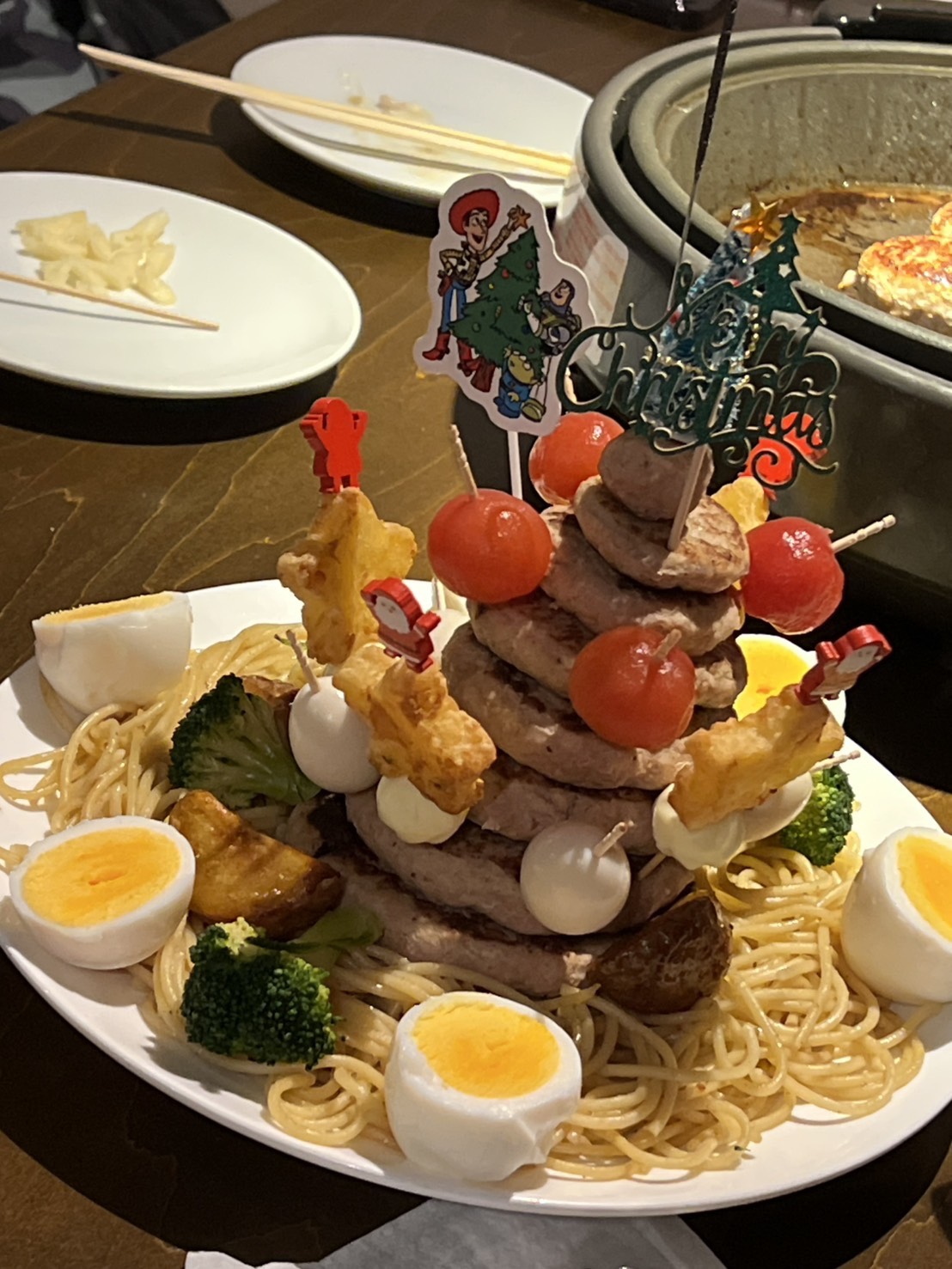 聖夜ディナーの特別な演出